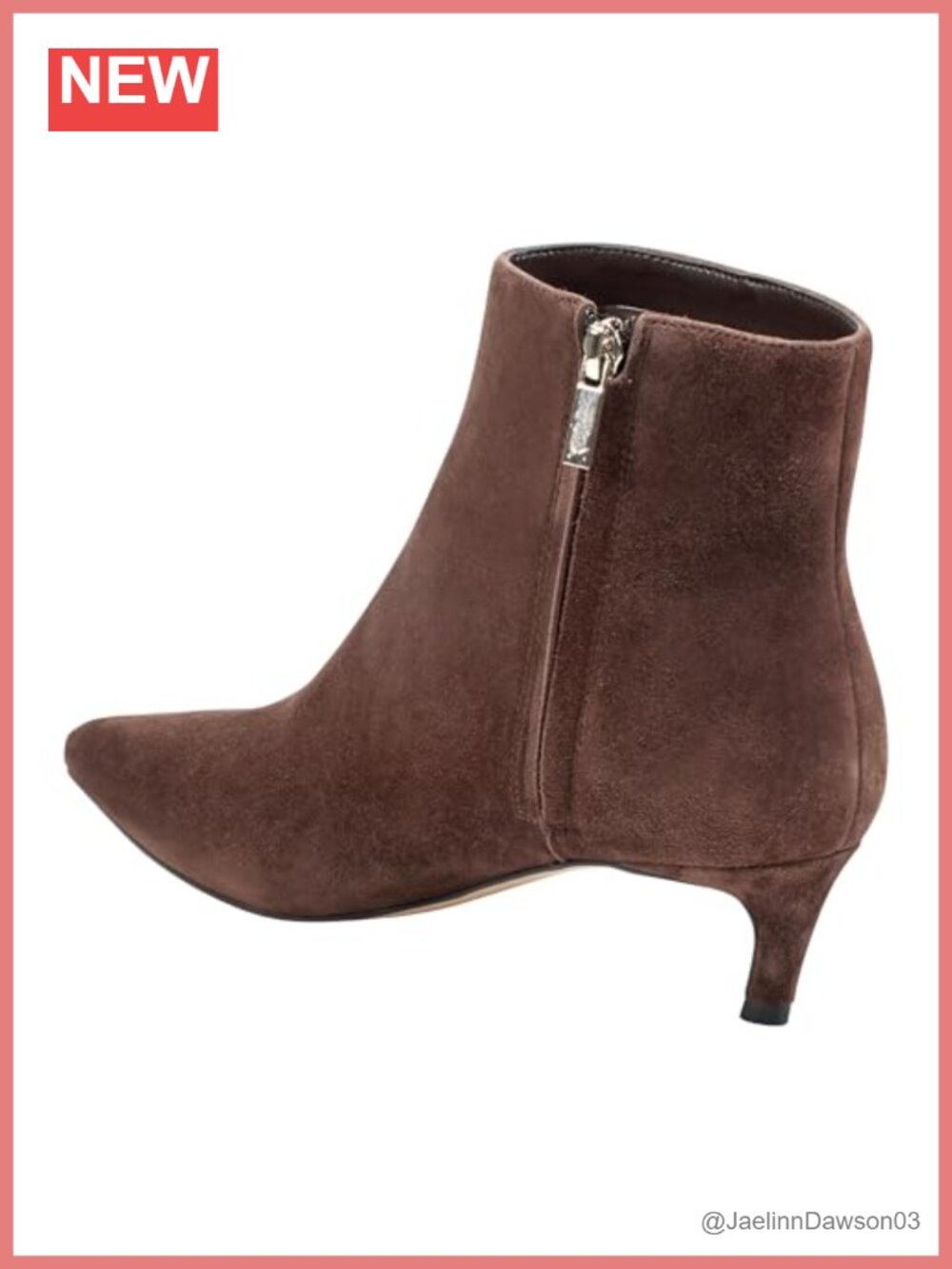 Marc Fisher Itzia Suede Ankle Booties Kitten Heel